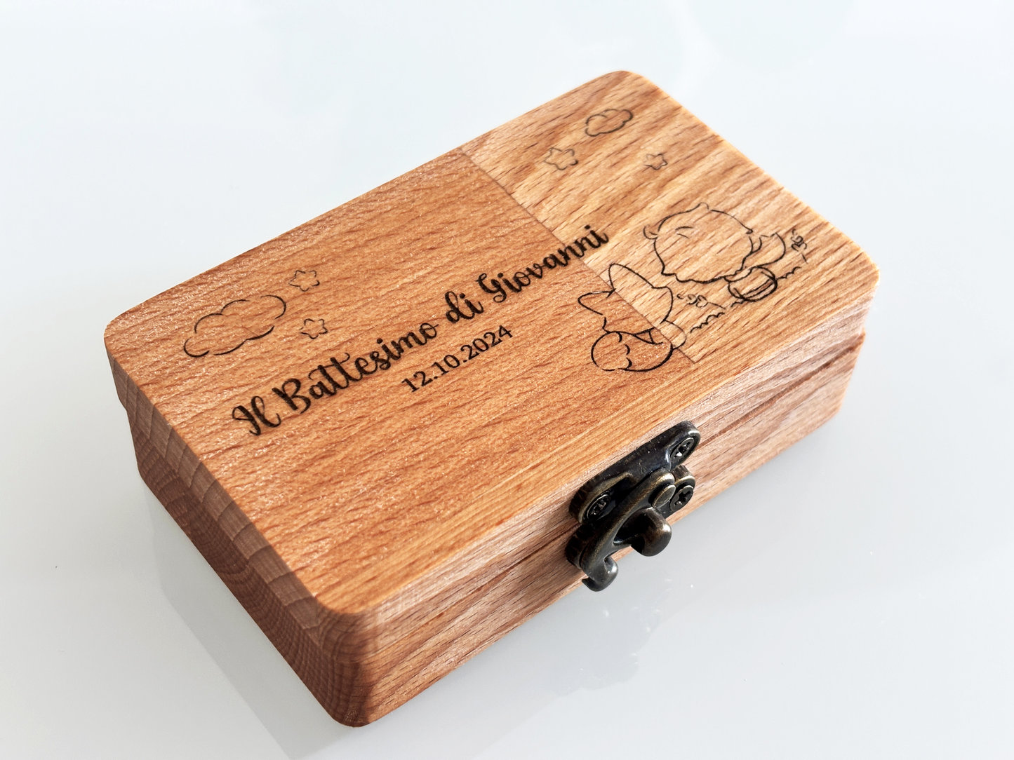 SCATOLINA PORTACONFETTI IN LEGNO