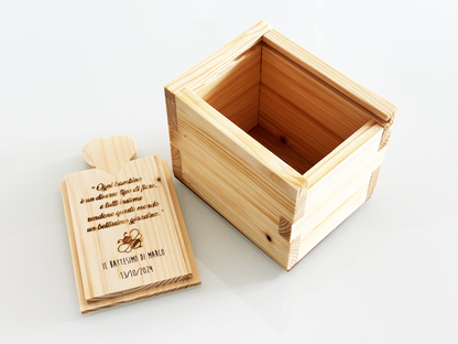 CASSETTA IN ABETE PERSONALIZZABILE