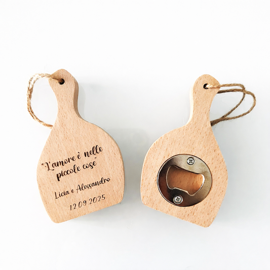 APRIBOTTIGLIE MINI TAGLIERE IN FAGGIO BOTTE 1